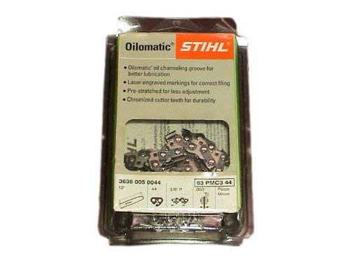 STIHL 63PMC3-44 Picco Micro Comfort 12-Inch Saw Chain, 3/8-Inch Pitch, .050-Inch Gauge, 44 Drive Lengths