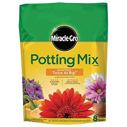 Miracle-Gro Potting Mix 8 QT MGRO Potting Mix, Pack of 3