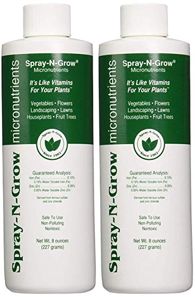 Spray-N-Grow 1CSNG8 Micronutrients, 8-Ounce (2-Pack (8-Ounce))