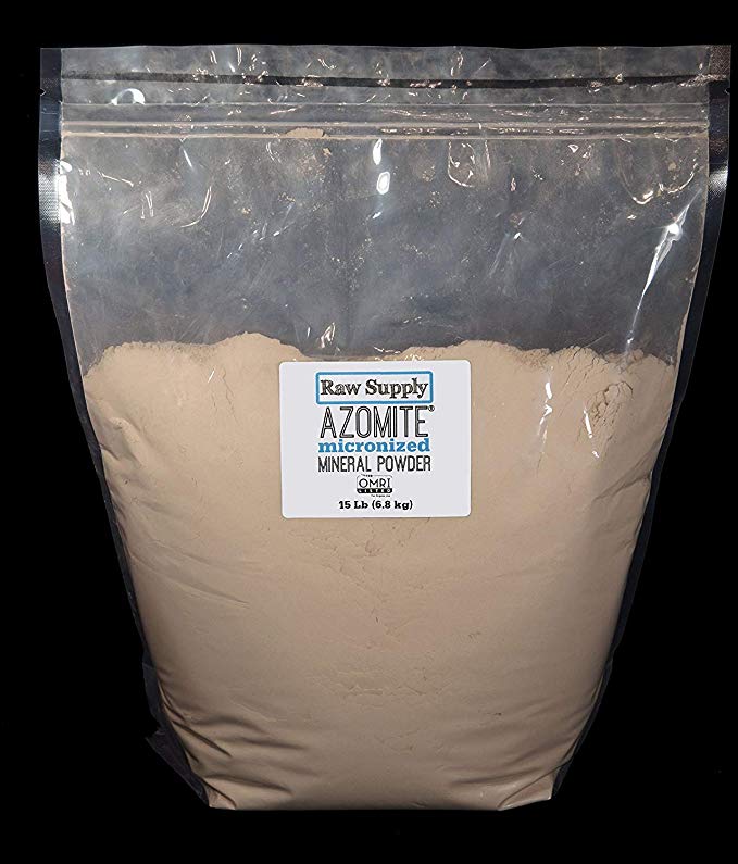 15 Pounds of Azomite by The Seed Supply - Organic Trace Mineral Powder - 67 Essential Minerals - Bulk Fertilizer Powder - Be Green and Grow Your Own Food