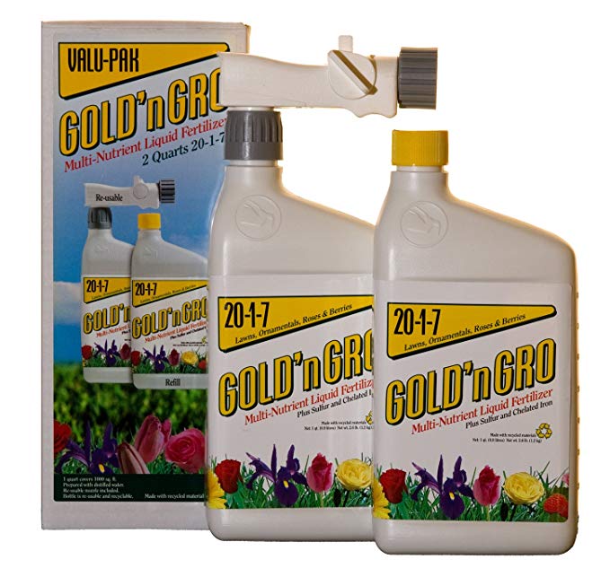 GOLD'n GRO 20-1-7+3% Sulfur Valu-Pak Liquid Fertilizer Concentrate