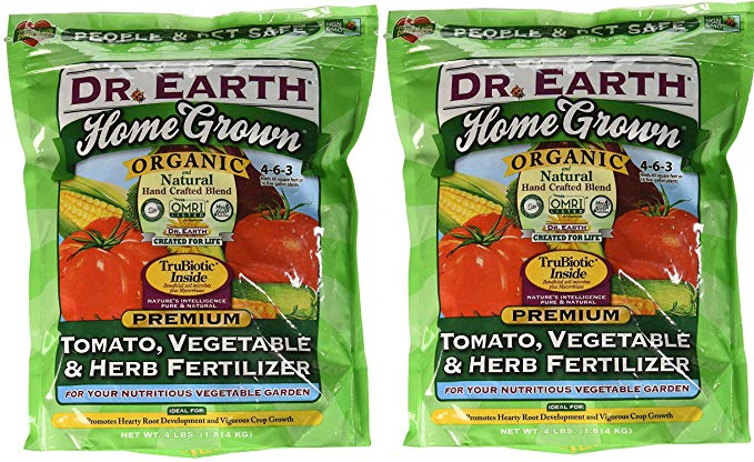 Dr. Earth Organic 5 Tomato, Vegetable & Herb Fertilizer Poly Bag (2-Pack)