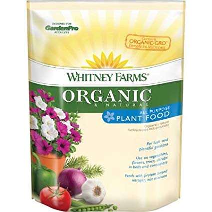 Whitney Farms 10101-10005 4 Lb Organic & Natural Rose & Flower Food 3-4-2