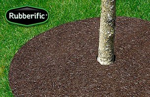 International Mulch Rubberific 36 in. Brown Tree Ring44; 3 Pack