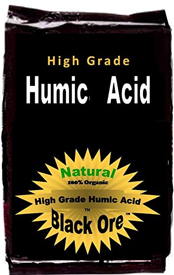 Natural Black Ore - Plant and Garden BOOSTER - Highest Strength Humic Acid, 100% High Grade Organic Water Soluble - 1 Lb (Not a Fertilizer)