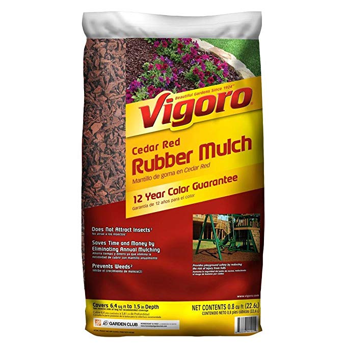 Vigoro 0.8 cu. ft. Rubber Mulch (1, red)