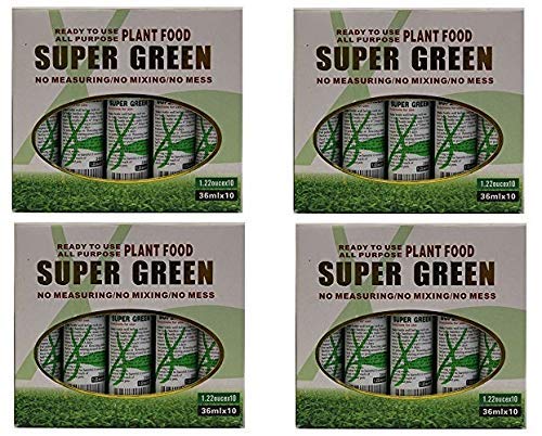 KL Design & Import - 20 Bottles of Super Green Green Lucky Bamboo Fertilizer Plant FoodNEW (2-(Pack, 40 Total))