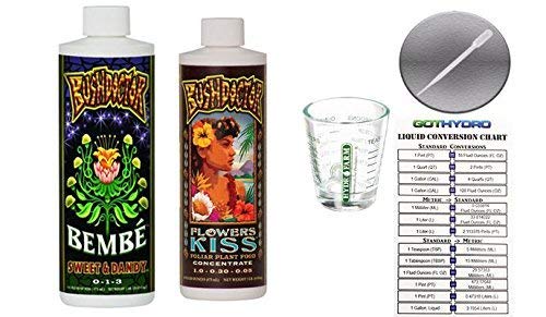 FoxFarm Bembe Sweet & Dandy Flowers Kiss Pints Shot Glass GotHydro Card Pipette