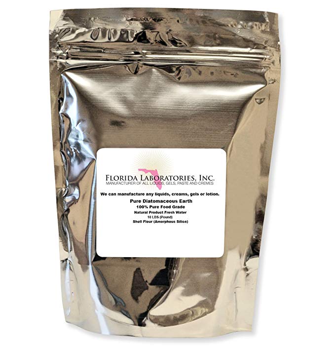 Diatomaceous Earth 10 Lbs.(POUNDS) 100% Food Grade DE Natural