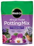 Miracle Gro 72678430 8 Qt African Violet Potting Mix 0.21-0.11-0.16