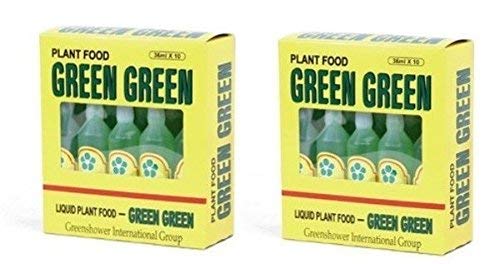 Green Green Plant Food (36ml Bottles, Pack of 10) (2-Box)