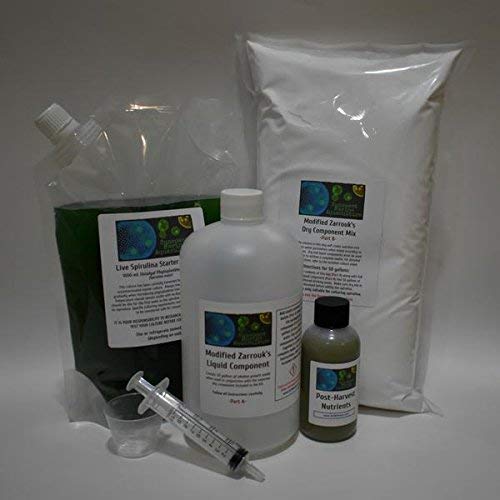 Large-Scale Spirulina Growth Kit: Complete Media Mix & Starter Culture (25 Gallons)