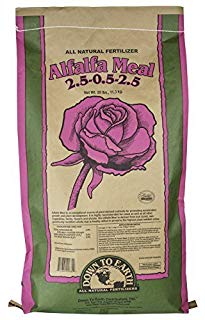 Down To Earth 100% Natural Alfalfa Meal 2.5-1-1 Fertilizer - 25 lb 25682 (Discontinued by Manufacturer) by Down To Earth