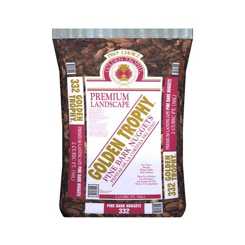 OHIO MULCH 332NA 2CUFT Golden Trophy Pine Bark Nuggets