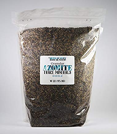 10 Pound Granular AZOMITE by The Seed Supply - Organic Certified Trace Mineral Granulated Fertilizer