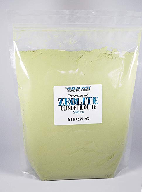 5 Pounds - Clinoptilolite Zeolite Powder - Great CEC Exchange - High Potassium and Calcium Along with Many More Minerals and Elements - For You and Your Soil