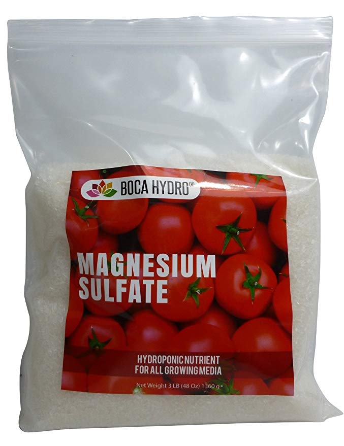 Boca Hydro Magnesium Sulfate Commercial Hydroponic Nutrient (3 LB)