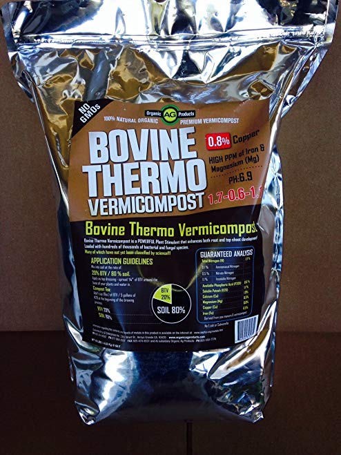 Bovine Thermo Vermicompost, 10 Pounds