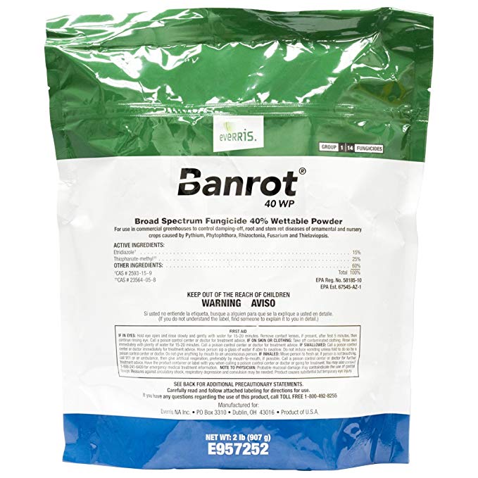 Scotts Banrot 40 WP 2 lb Bag a Broad Spectrum Fungicide 40% Wttable Powder