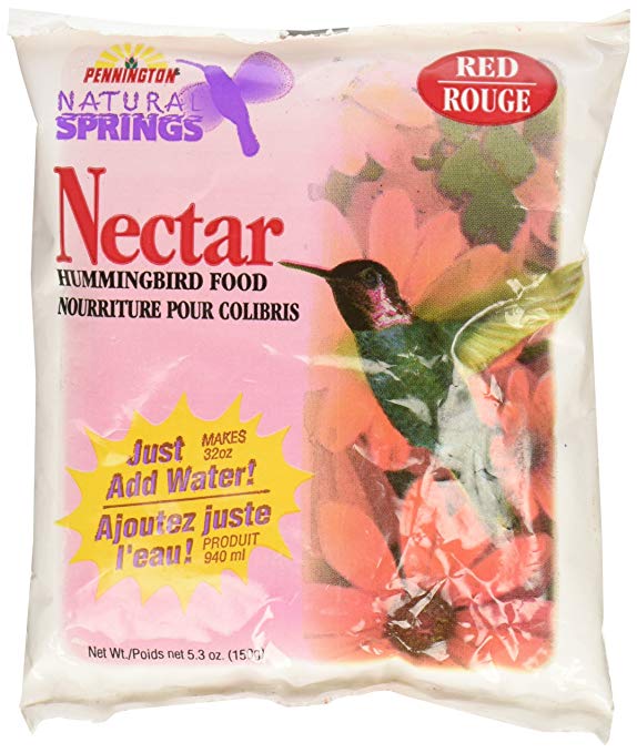 Pennington Natural Springs Nectar Hummingbird Food 12 packs 5.3 oz each