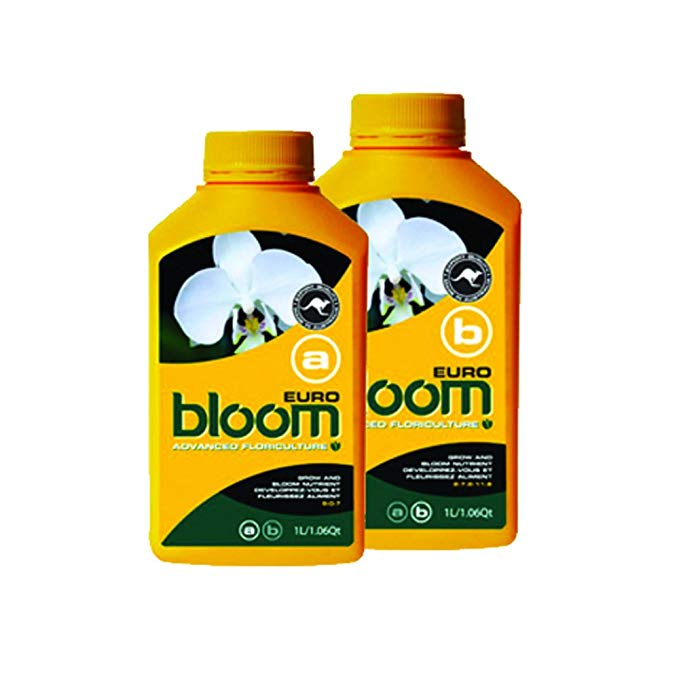 Bloom Euro A and B 1 Liter Set Yellow Bottles