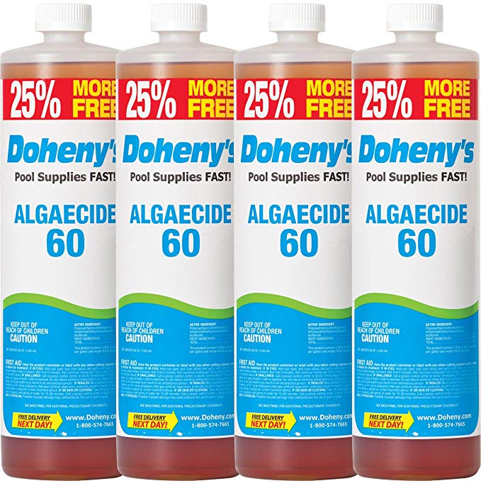 Doheny's Concentrated Algaecide 60-4 Quarts Plus 32 oz. FREE (4-40 oz. Bottles)