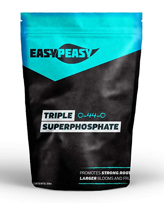 Triple Super Phosphate 0-46-0 Easy Peasy Plants 99% pure (10lb)